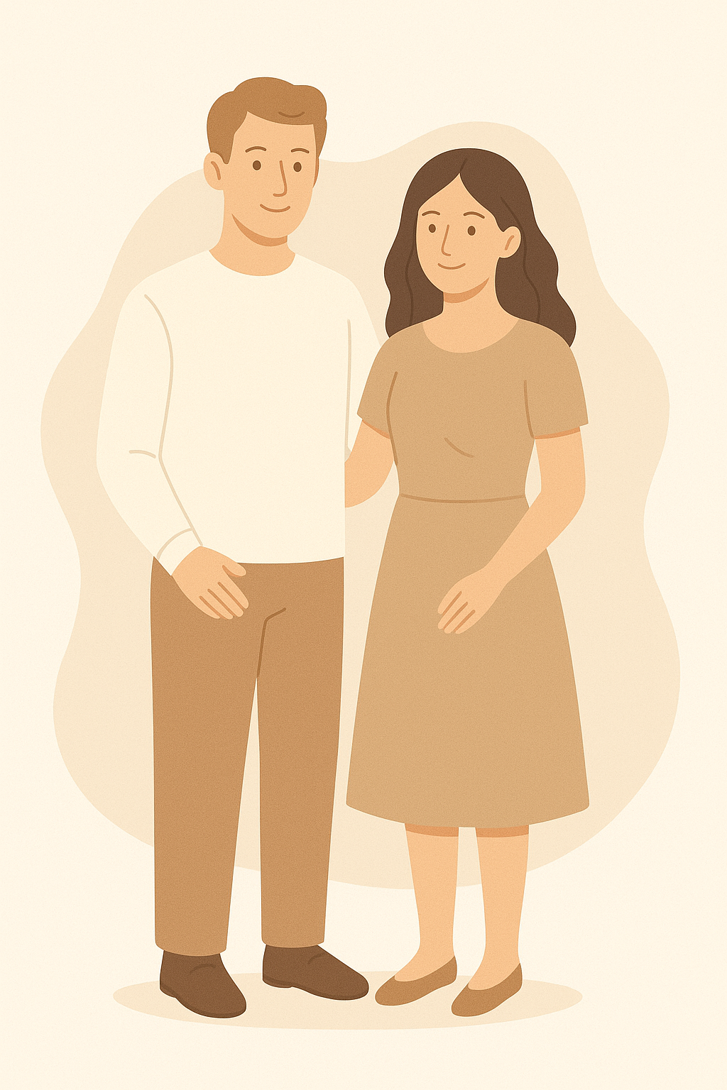 Illustration couple tenue