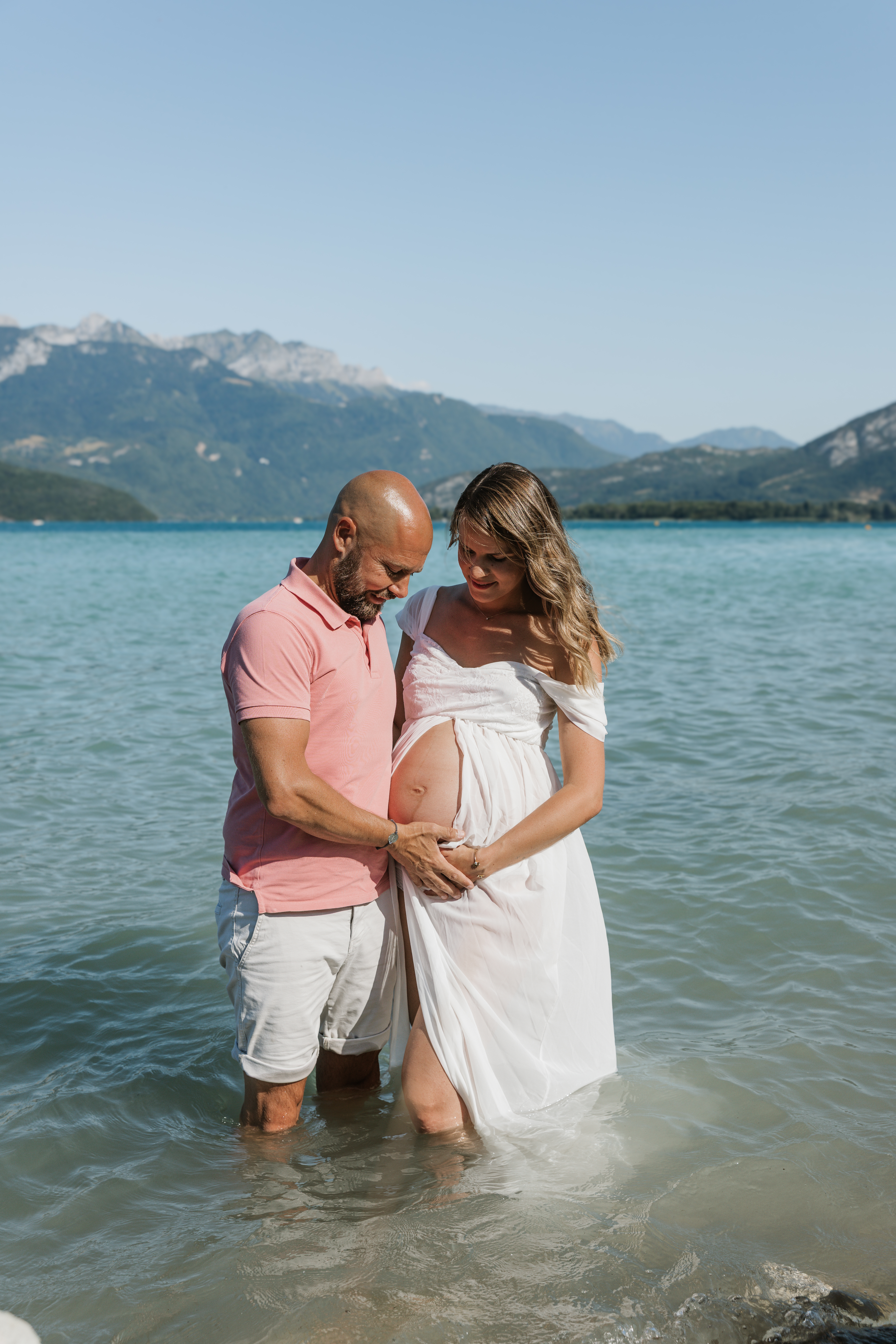 bain enveloppé bébé Annecy