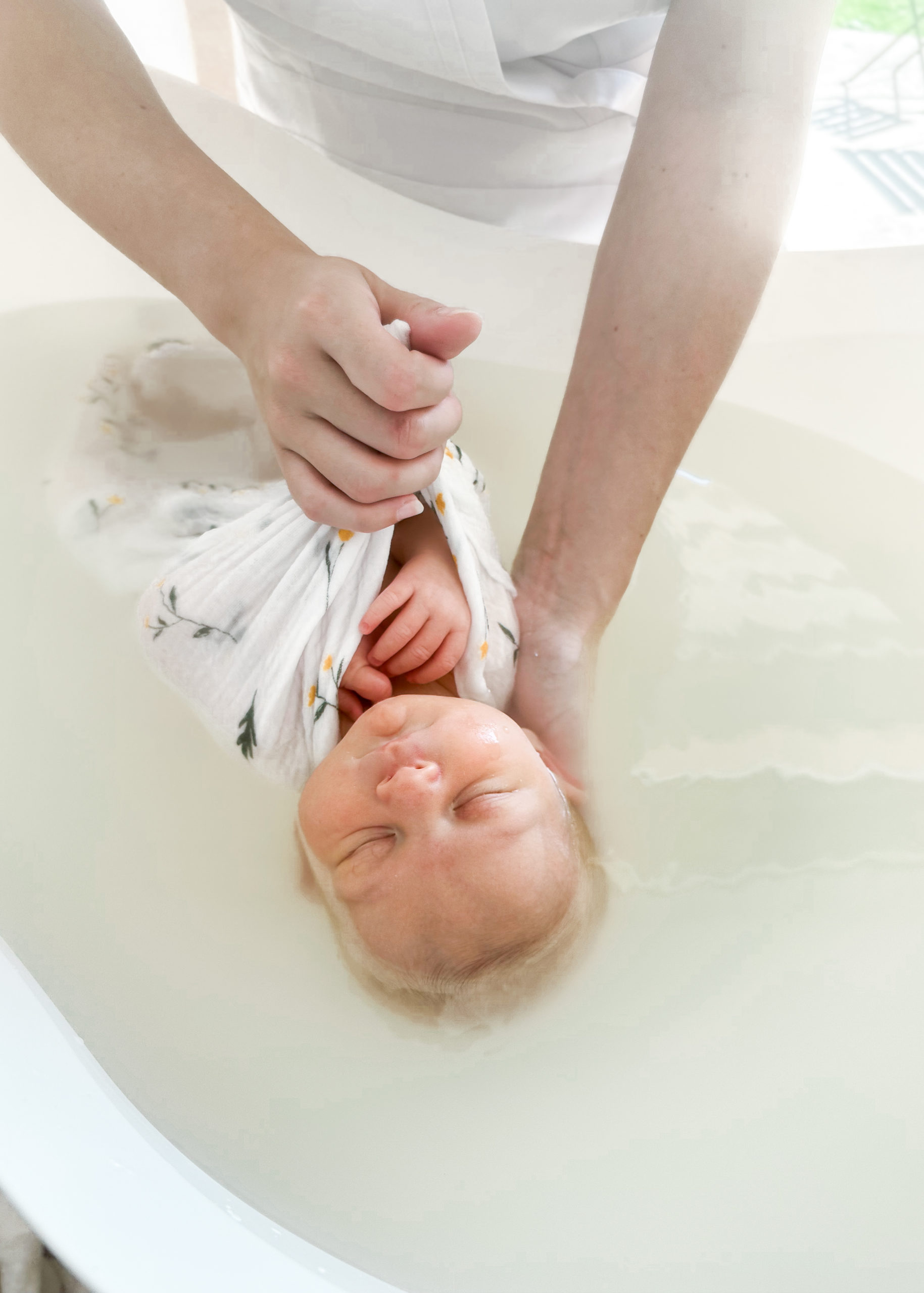 bain enveloppé bébé Annecy